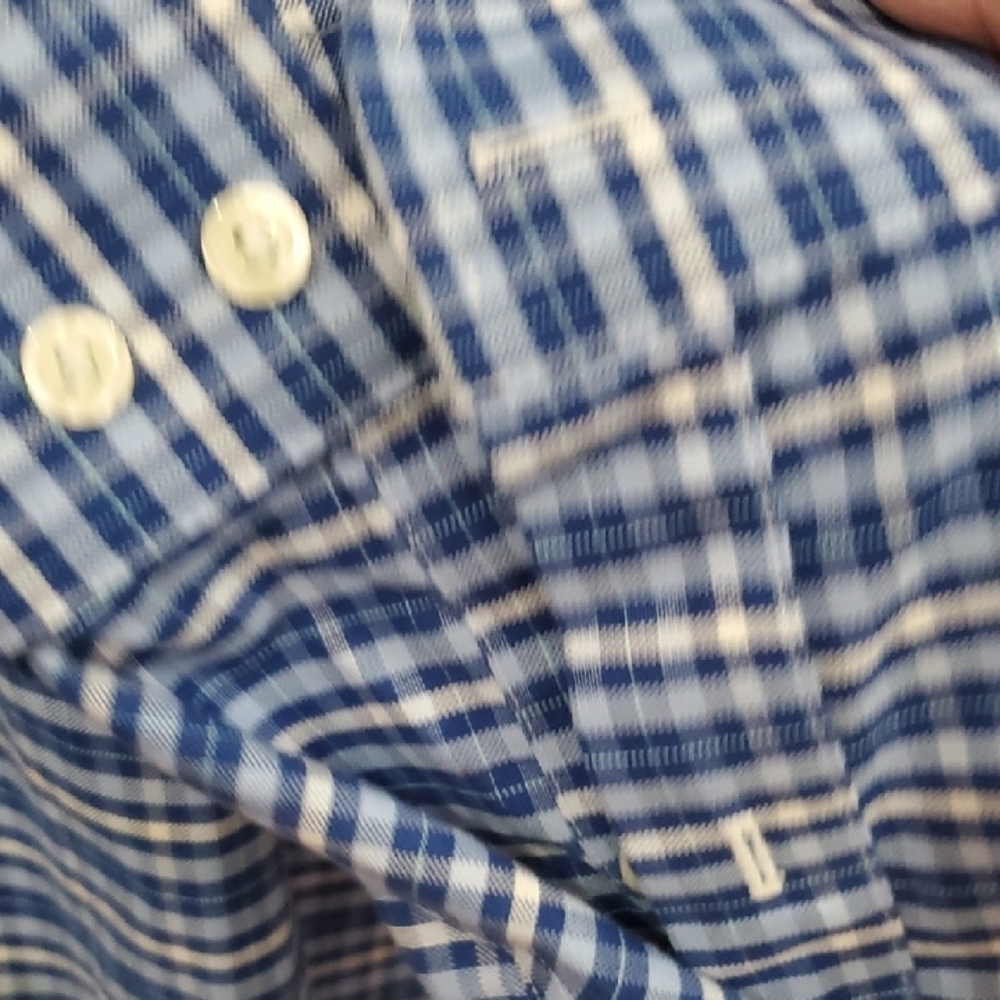 Brooks Brothers Blue Checkered Men's Shirt - Picture 5 of 12